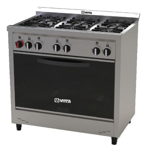 Cocina Vitta Industrial Bella Napoles Multigas 90 Cm