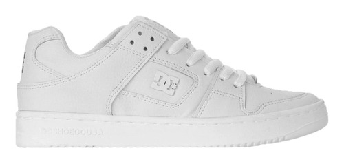 Zapatillas Dc Shoes Modelo Manteca Ss Blanco Blanco Mujer