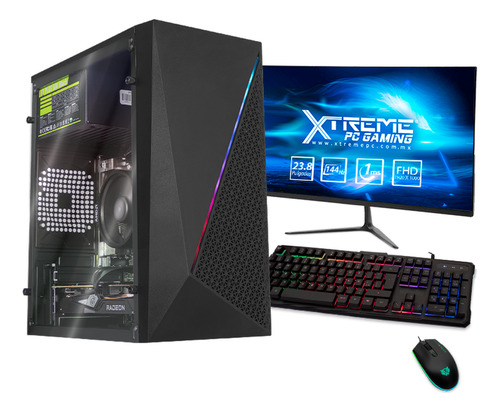 Xtreme Pc Amd Radeon Rx 6500 Xt Ryzen 5 16gb 500gb Monitor