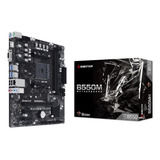 Placa Mãe Biostar B550mh Chipset B550 Amd Am4 Matx Ddr4 Cor Preto