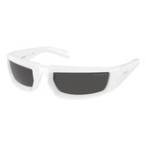Prada Spr 25y 461-5s0 Runway Sunglasses Blanco Plata