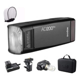 Flash Estroboscópico Godox Ad200 Pro, Compacto, 5600k, 200ws