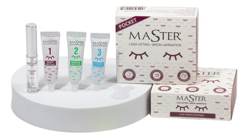 Kit Master Pocket Lash Lifting De Cílios E Brow Lamination