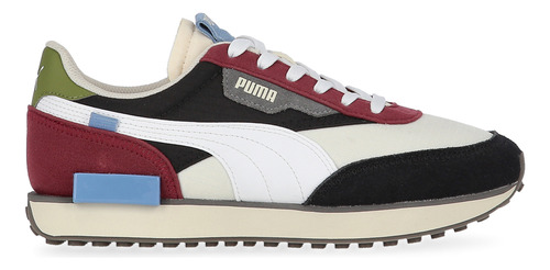 Zapatillas Urbanas Puma Future Rider Varsity En Blanco Y Neg