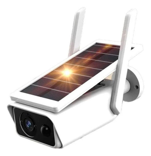 Cámara De Seguridad Energía Solar Ip66 Wifi Visión Nocturna