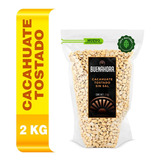 Cacahuate Natural Tostado Pelado 2 Kg Calidad Premium