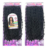 Cabelo Crochet Fashion Braid Gypsy Locs Fibra Premium 300gr