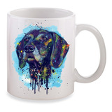 Mug Pocillo Taza Perro Acuarela Personalizado