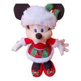 Pelúcia Minnie Mouse De Natal - Foto Real Do Produto - 30 Cm