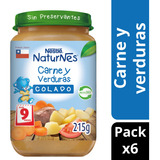 Colado Nestlé® Naturnes® Carne Y Verduras 215g Pack X6