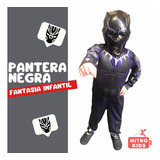 Fantasia Longa Do Pantera Negra Com Enchimento