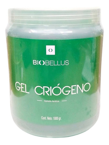 Gel Criogeno Centella Asiatica X 1000 Gr Biobellus