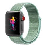 Malla Correa Nylon Para Apple Watch 38 40 42 44mm Sport 