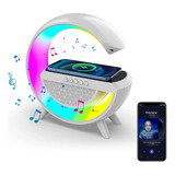 Bocina Bluetooth Altavoz Cargador Inalámbrico Led Rgb