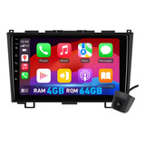 Stereo 4+64g Carplay For Honda/crv/cr-v 2006-2011 Gps Rds