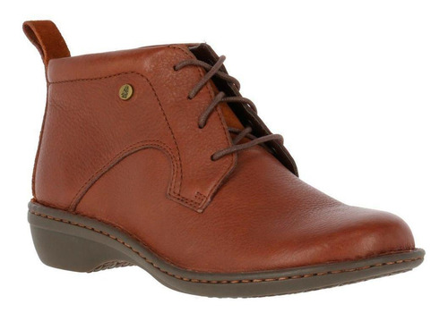 Botin Leather Sajon Café Hush Puppies