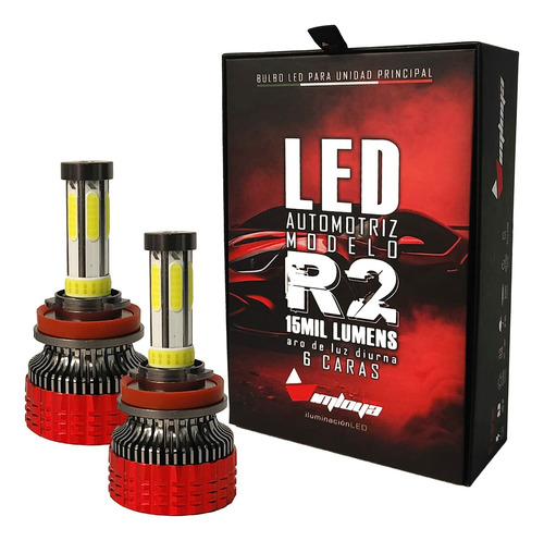 Imloya Kit Focos Led R2 Luz Blanca 15000 Lumens