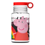 Botella De Plastico Peppa Pig Tapita Con Anillo