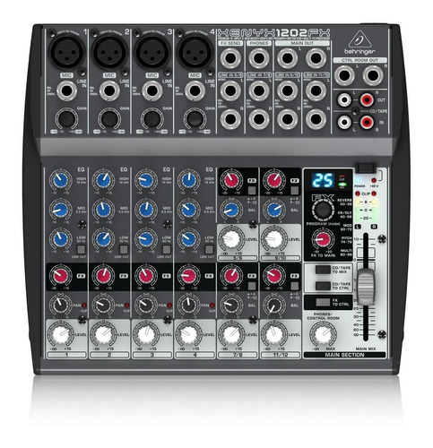 Mixer Behringer 1202fx De 12 Entradas Y Efectos