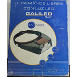 Lupa Manos Libres Con Luz Galileo