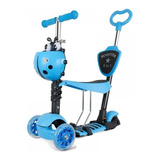 Patineta Para Niños  Scooter Monopatín 5 En 1 Luces + Envio