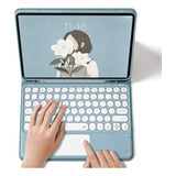 Funda C/teclado Anmengxinling Para iPad Air 5/4g Sky Blue