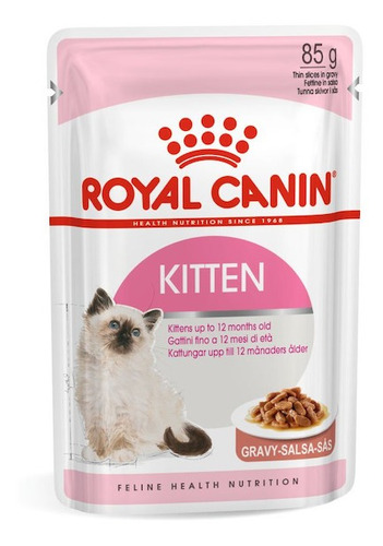 Alimento Royal Canin Feline Health Nutrition Kitten Instinctive Para Gato De Temprana Edad Sabor Mix En Sobre De 85 g