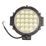 Faro Proyector 51 W Redondo 17 Led Agro Vehículo 4x4