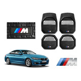 Tapetes 4pz Charola 3d Logo M-series Bmw Serie 4 2014 A 2020