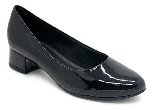 Sapato Feminino Salto Baixo Piccadilly 140110 Preto