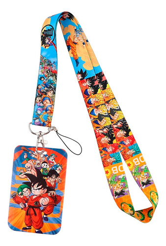 Porta Carnet Y Lanyard Dragon Ball Anime Porta Documentos