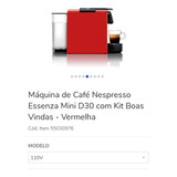 Máquina De Café Nespresso 