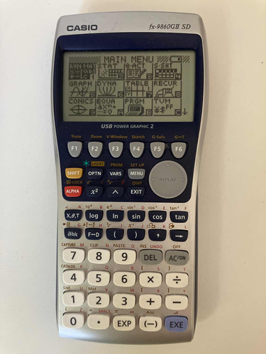 Casio Calculadora Cientifica Graficadora Fx-9860 Gii