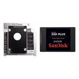 Ssd 240gb Sandisk Plus Sata3 + Adaptador Caddy 12,7mm Note