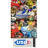 Paquete Peliculas Infantiles Clasicas Disney Dreamwors Usb