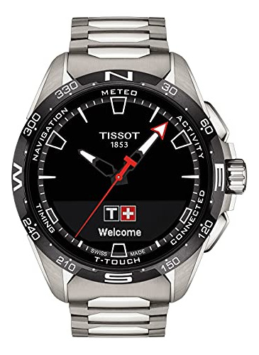 Reloj De Ra Para Hom Unisex T-touch Connect Solar Antimagnét