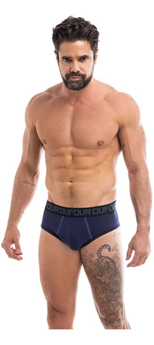 Slip Hombre Cintura Expuesta Algodon Lycra Dufour 11962