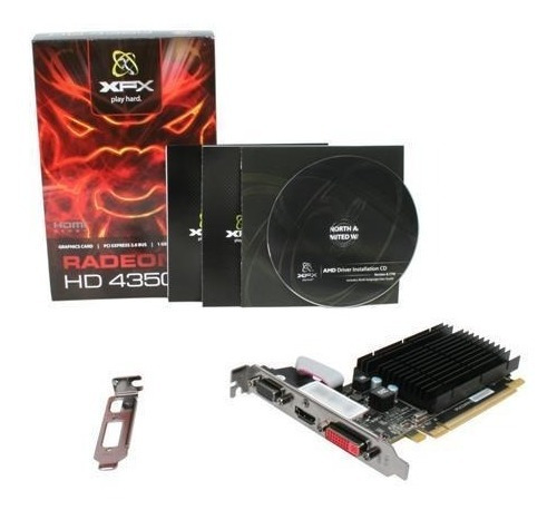 Tarjeta De Video Xfx Ati Radeon Hd4350 1gb Ddr3 Pcie 2.1 Box