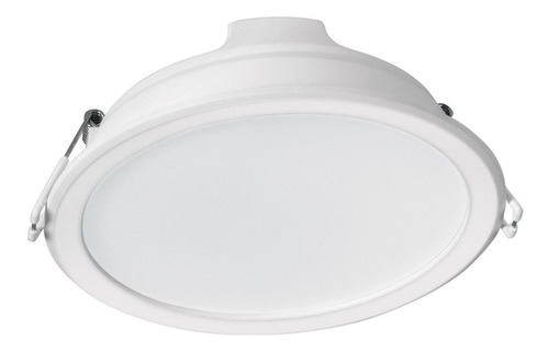 Luminario De Led Empotrable 12 W Volteck 25088 Color Blanco