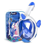 Kkdi Kids Snorkel Mask, Full Face Snorkel Mask Para Niños De