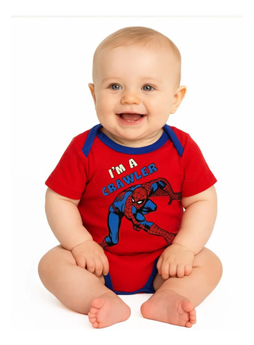 Pañalero Algodón Estampado Marvel Spiderman