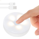  Luminária Lampada Led S/ Fio Com Sensor Presença + Usb Nf