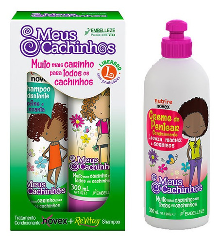 Novex Meus Cachinhos Shampoo, Acondicion - g a $102