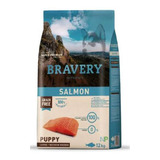 Alimento Perro Bravery Salmón Puppy Large Medium 12kg. Np