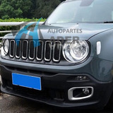 Kit 7 Aros Cromados De Parrilla Jeep Renegade 2016 2017 2018