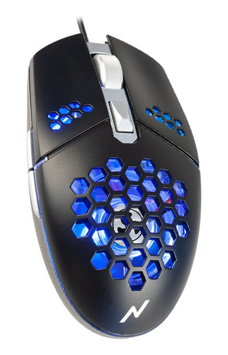 Mouse Gamer Usb Retroiluminado Pc Luces Ventilador Noga Wind