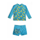 Roupa De Praia Infantil Menino Blusa Proteção Solar Tip Top