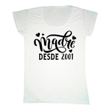 Remera Mujer Regalo Original Mama Madre Frase Personalizada 