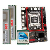 Kit Placa Mãe Gamer Kllisre X79 Lga2011 16gb Xeon E5 2640 C2