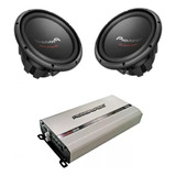 Amplificador Monster Mini1 Audiolabs+2 Woofer Ts-w312d4 